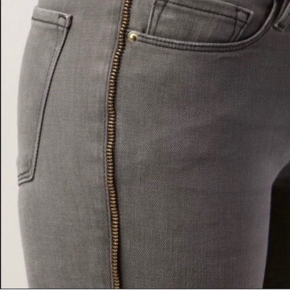 FRAME Le Skinny De Jeanne Zip Trim Jeans SZ-26 - Picture 3 of 14